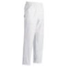 Coulisse Valkoinen kokin housut 100% mikrokuitu